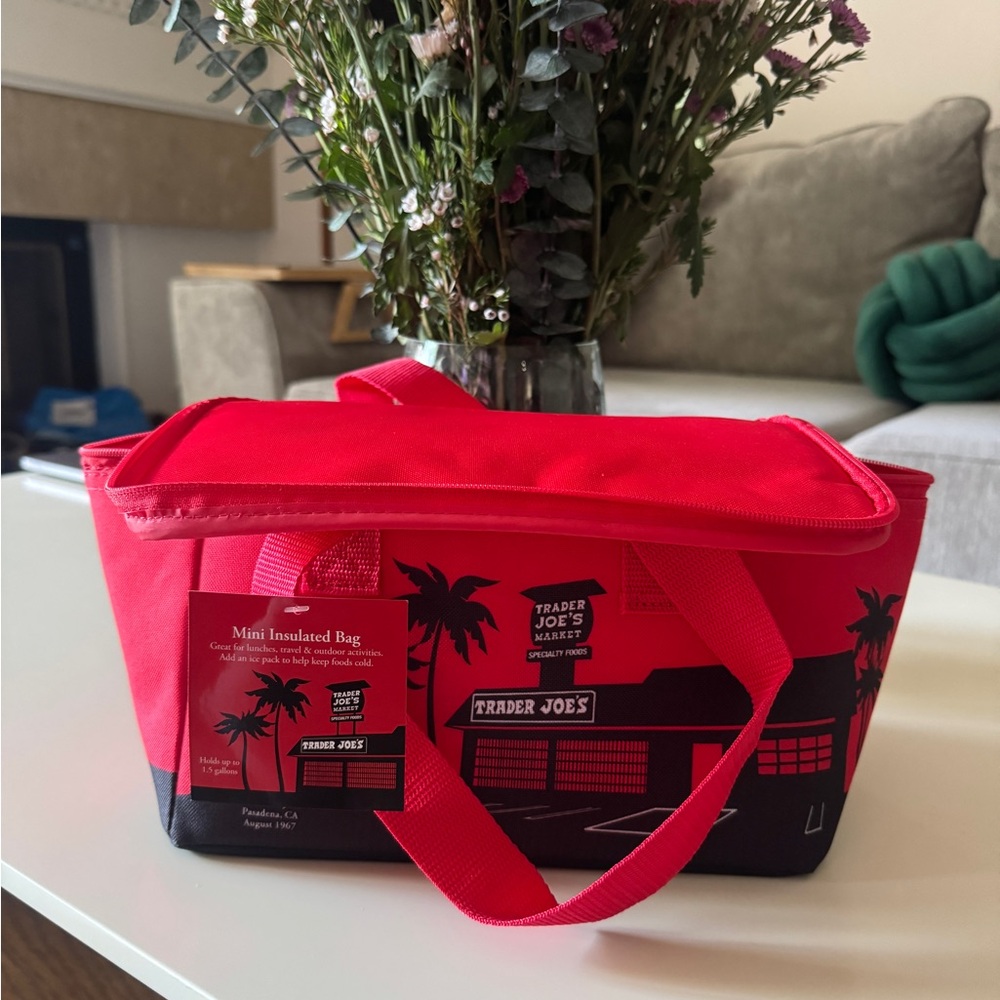 Trader Joe's Red Insulated Bag